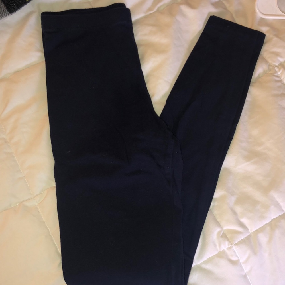blue leggings